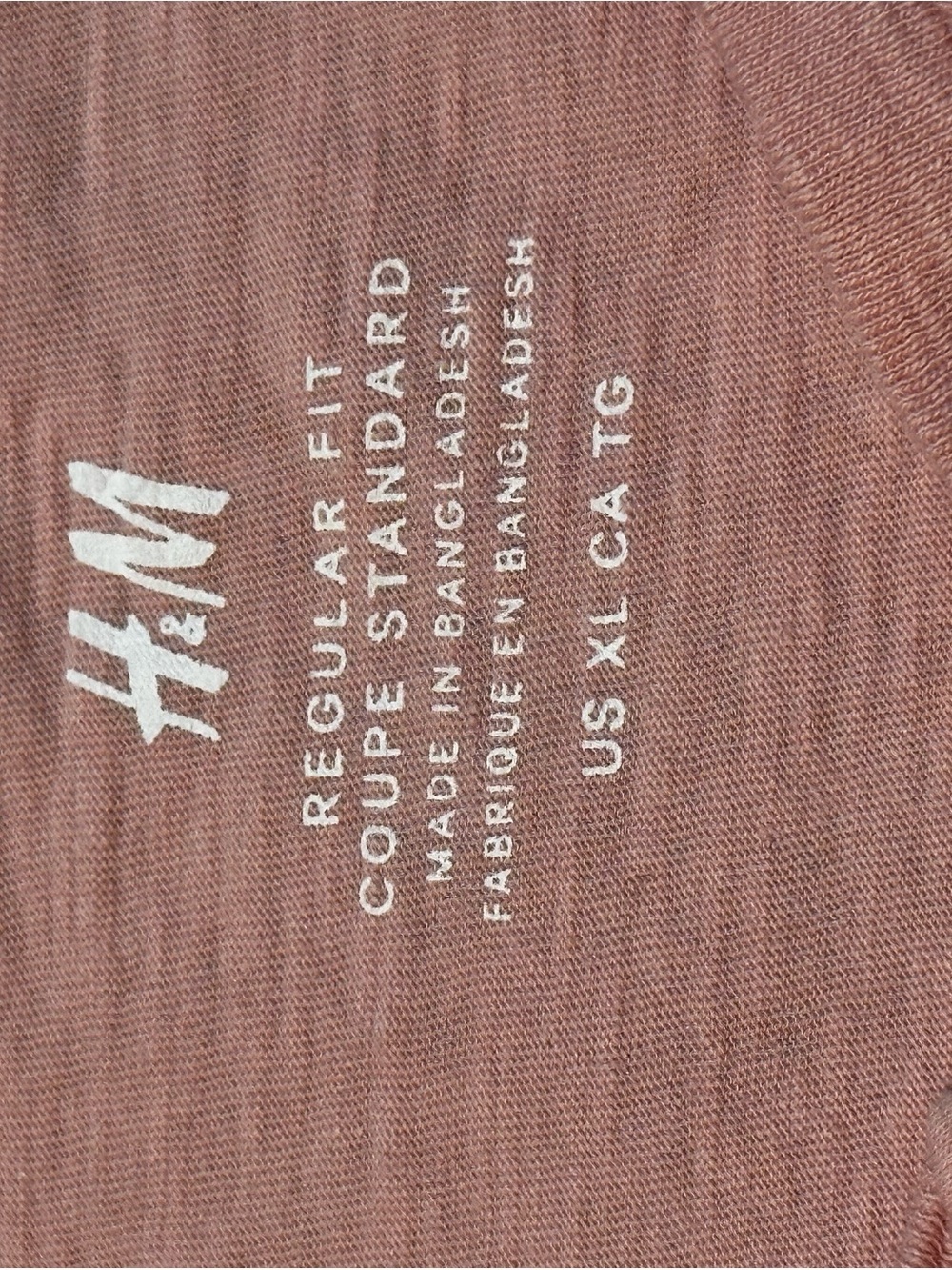 H&M Mauve Ribbed Henley Top - Picture 8 of 10
